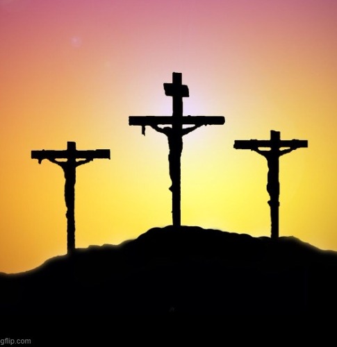 3 Crosses, 2 Sinners, 1 Sinner with Faith