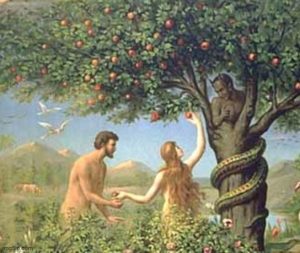 Sin - Who Cares? Satan tempting Adam and Eve