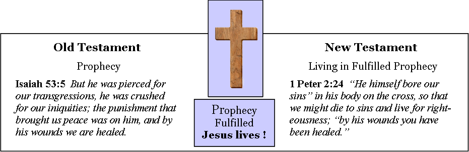 Isaiah 53:5 & 1 Peter 2:24